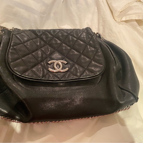 Chanel Lambskin Quilted Bijoux Accordion Flap Crossbody Double Strap Shoulder. - Picture 1 of 16